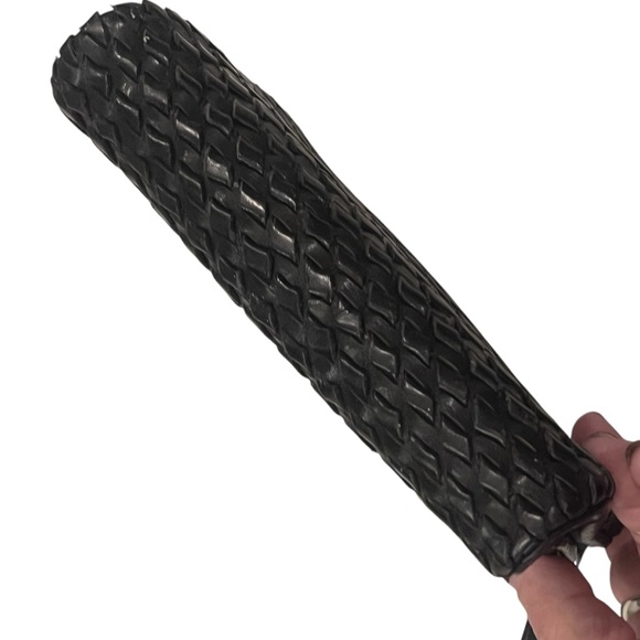 Vilenca Holland Black Woven Leather Clutch Wallet NWT $75 - Picture 8 of 16